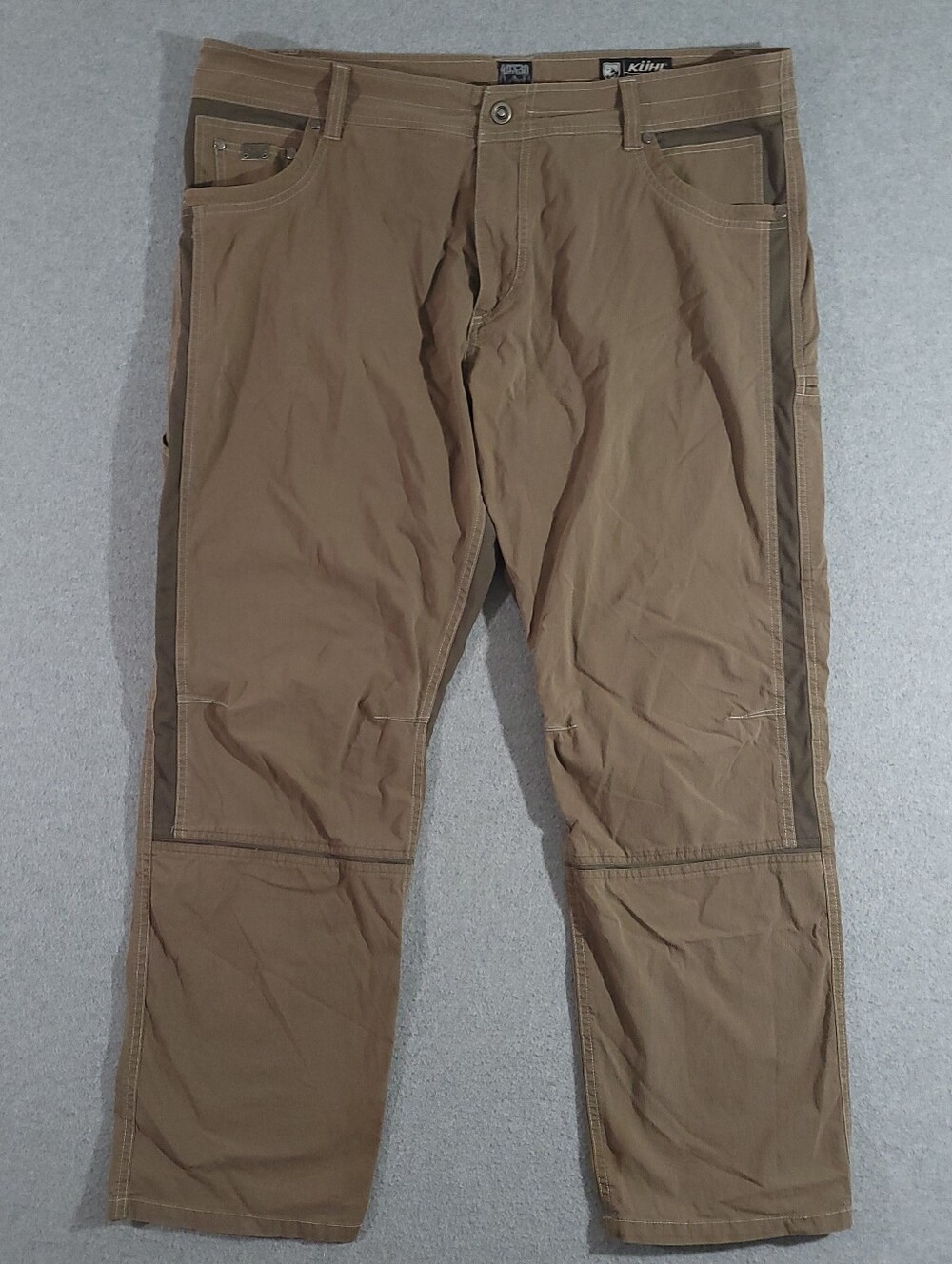 Kuhl Radikl Pants Mens 40x30 Brown Hiking Lightweight Outdoors Gorpcore Workwear